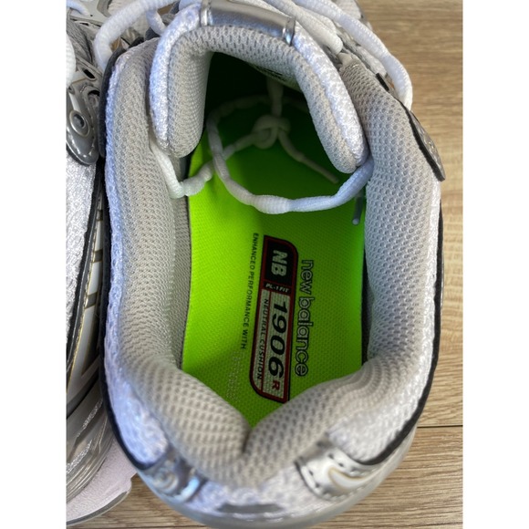 NWOT New Balance 1906R Athletic Sneaker Men's 11 Silver White Lace Up Low Top - Picture 8 of 10